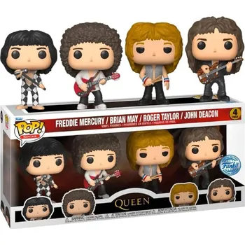 Funko POP! Queen 9 cm 4 ks Freddie Mercury/Roger Taylor/Brian May/John Deacon Figurka Funko POP! Queen 9 cm 4 ks Freddie Mercury/Roger Taylor/Brian May/John Deacon