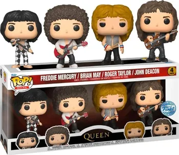 Figurka Funko POP! Queen 9 cm 4 ks Freddie Mercury/Roger Taylor/Brian May/John Deacon