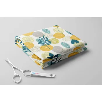 Softshell s beránkem, Lístky a puntíky Barva: Bílá