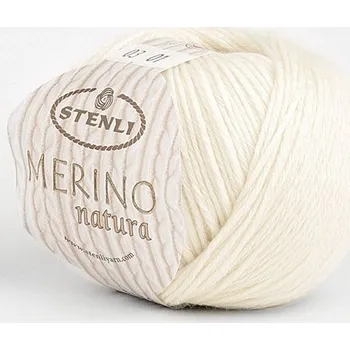 Příze Příze Stenli Merino Natura ecru