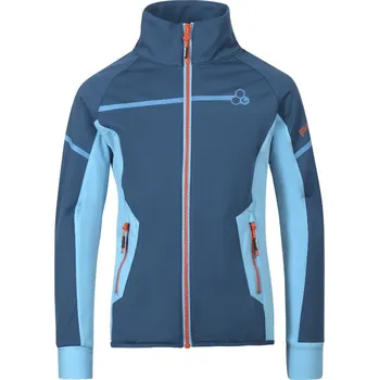 Dětské termo spodní prádlo PROGRESS COOLIO JKT dětská softshellová bunda, petrol/sv. modrá Velikost: 164/170