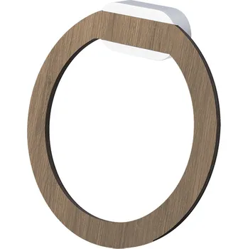 Držák na ručník BISK Erga Bergen, prstenový držák na ručník chrom-hnědá, ERG-07103