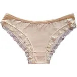 FANNIFEN Dámské bambusové kalhotky s krajkou RM-0008 Barva: písková, Velikost: XL-XXL