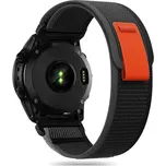 TECH-PROTECT NYLON GARMIN FENIX 5 / 6 / 6 PRO / 7 / 8 / 8 PRO (47 MM) / E BLACK/ORANGE