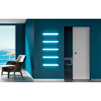 Stavební pouzdro Ermetika S.r.l. Stavební pouzdro bez obložky komplet s dveřmi 60x210 cm 10 cm bardolino