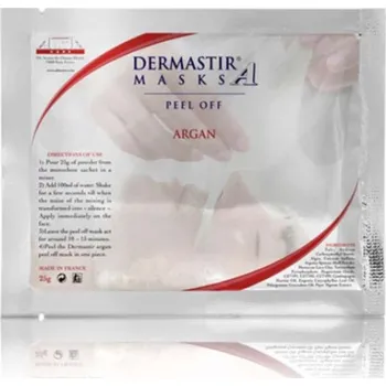 Pleťová maska DERMASTIR Peel off Argan - Alginátová maska ​​s arganem a gossulem, 25 g