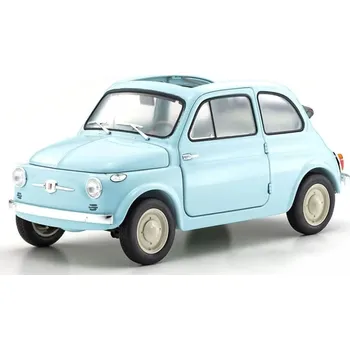RC model auta 1:18 Fiat Nuova 500 (Celeste Blue)