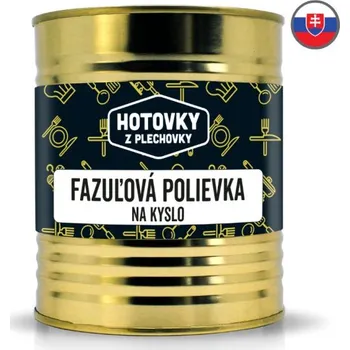 Hotové jídlo Hotovky z plechovky Fazolová polévka na kyselo v plechovce Velikost: 800 ml