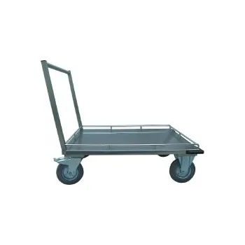 Servírovací stolek Vozík na termoporty s ohrádkou a venkovními koly MVP-2/U