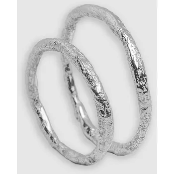 Prsten Eliška Lhotská Jewellery NEW ARCHEOLOGY Stříbrné snubní prsteny - tenké Ag 925/1000