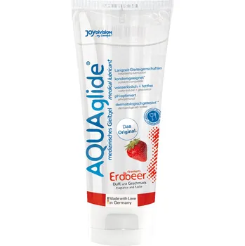 Intimní drogerie Lubrikační gel Aquaglide Strawberry 100ml Joydivison