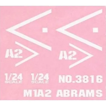 RC náhradní díl Obtisky na model tanku 1:24 Abrams M1A2 (Válečné značení na tank 1:24 Abrams M1A2)