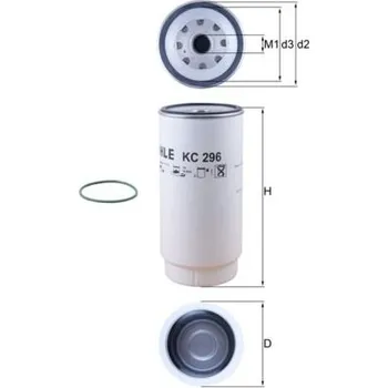 Palivový filtr Palivový filtr MAHLE KC 296D