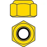 Team Corally Hliníkové Nylon STOPmatky M2 - zlaté - 10 ks.