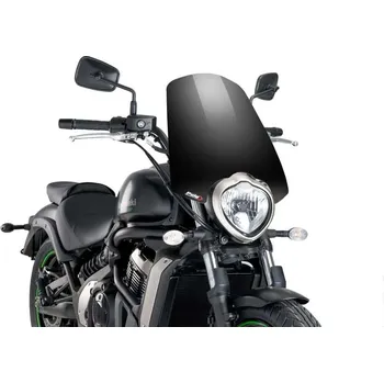 PUIG Španělsko Kawasaki EN 650 Vulcan S plexi štít PUIG Touring provedení: plexi černé