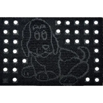 Rohožka Rohož 60x40cm PES, černá guma