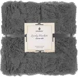 Springos Deka 200x220 cm dvouvrstvá LOTUS tmavě šedá