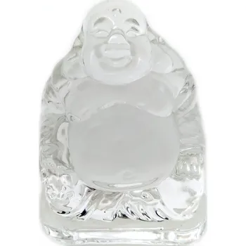 Buddha soška Feng Shui / sklo