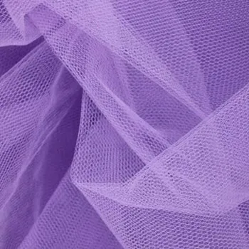 Tyl závojový světle fialový š.180