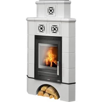 Krbová kamna ABX, spol. s.r.o. ABX REGINA kachlová kamna 3,5-9kW, bílá