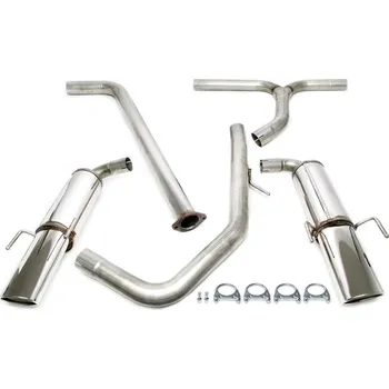 Autodíl TA Technix sportovní nerezový catback duplex výfuk Opel Insignia Sports Tourer diesel (G09, 08-13, předfacelift), 1x 90x120 mm oválná nerezová koncovka s pertlem pro obě strany