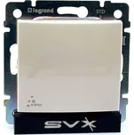 LEGRAND Valena vypínač č.6 IP44 béžový 71x71x37mm