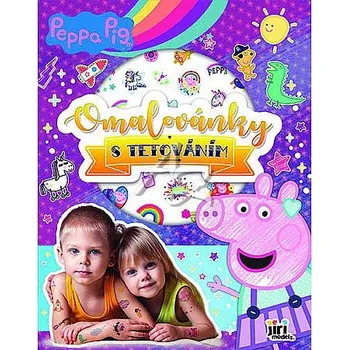 omalovánky Jiri Models 2876-3 Omalovánky s tetováním Prasátko Peppa