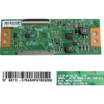 Televizní držák LCD modul T-CON 6870C-0442B / TCON board 6871L-5794A 32/37 ROW2.1HD Ver0.1