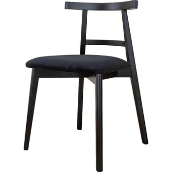 Jídelní židle Židle Orio devěná černá čalouněná RIV100