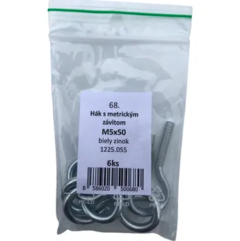 Šroub SVX Hák se závitem Zn - blistr 67 M4x40mm č67