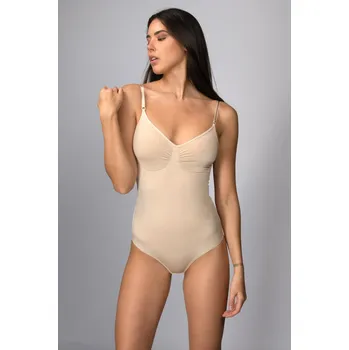 Stahovací body Body dámské stahovací bezešvé BODY SS CONTROLBODY GOLD Barva: Tělová, Velikost: M/L