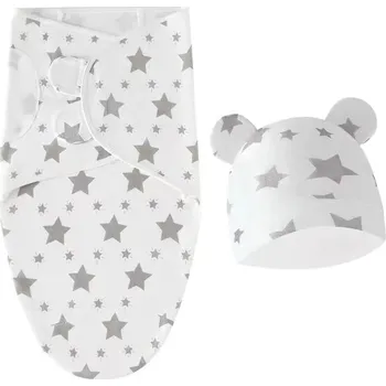 Zavinovačka Dětská zavinovačka s čepičkou - Více vzorů Varianta: Hvězdy