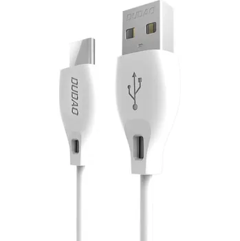 Náhradní díl pro mobilní telefon DUDAO 19073 DUDAO L4 kabel USB Typ-C 2 metry bílý