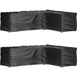 vidaXL Plachty na zahradní nábytek tvar L 2 ks 18 oček 285x220x80 cm [3155378]