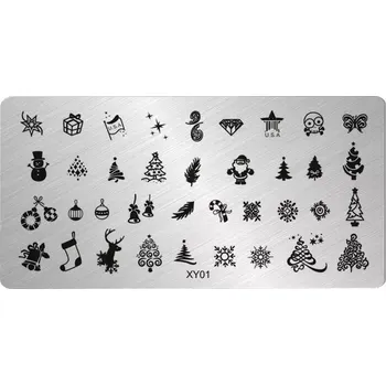 Nailee Destička na razítkování vánoční XY01