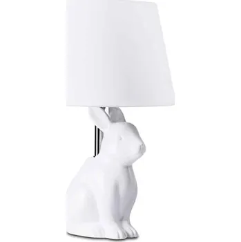 Lampička Stolní lampa s králíkem bílý LEPUS 10455.01.100