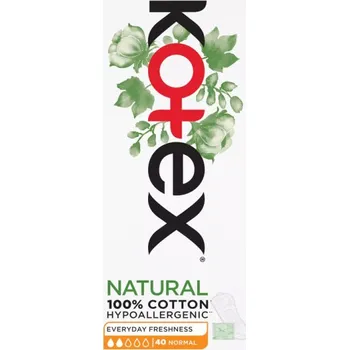 Kotex*HV Liners Natural Normal 40ks