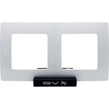 vypínač LEGRAND Niloé 2 rámeček bílý 155x85x10mm