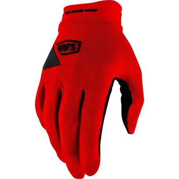 Cyklistické rukavice mtb rukavice 100% RIDECAMP GEL Gloves Red - M