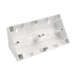 KONTAKT-SIMON S.A. Rohová dvojitá povrchová krabice - bílá 87x153x58mm