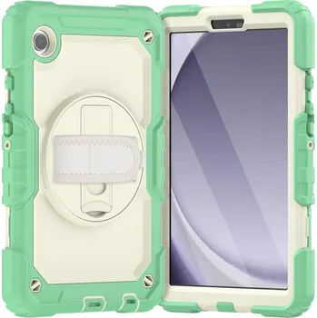 Pouzdro na tablet VSECHNONAMOBIL 66643 SOLID 360 Odolný obal pro Samsung Galaxy Tab A9 Plus světle zelený