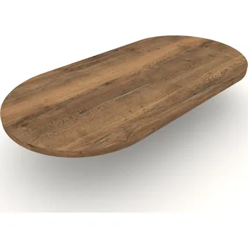 Stolová deska stolová deska ovál Halifax cínový Tloušťka: 18 mm, Rozměr (š × h): 1200 × 750 mm