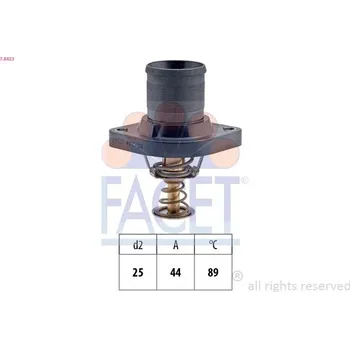 Automobilové těsnění Termostat, chladivo FACET 7.8423