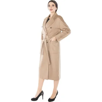 Dámský kabát Duuree.cz Kašmírový kabát Lena Velbloudí S