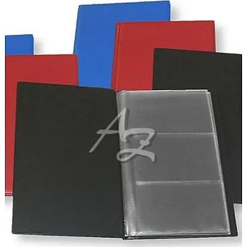 Vizitkář vizitkář 3řadý/60vizitek, PVC, Plastik, Modrý