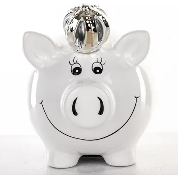 Pokladnička Pokladnička prasátko s korunkou