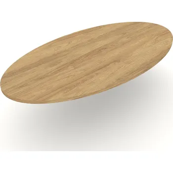 Stolová deska stolová deska elipsa dub Hickory přírodní Tloušťka: 18 mm, Rozměr (š × h): 800 × 450 mm
