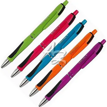 Fandy kuličkové pero Solidly Color 0,5mm barevný mix náplň Modrá