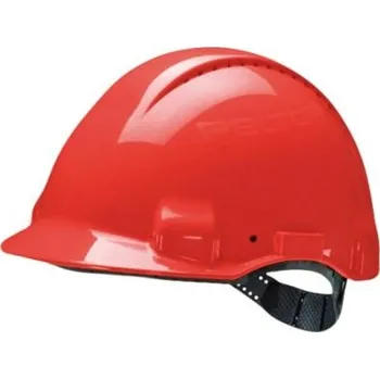 Pracovní přilba OCHRANNÁ HELMA 3M SOLARIS CUV G3000 ČERVENÁ