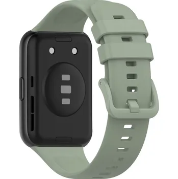 Příslušenství k chytrým hodinkám Jednobarevný náhradní řemínek pro Huawei Fit 2 Barva: Tlumená zelená, Pro Přístroj: Huawei Fit 2